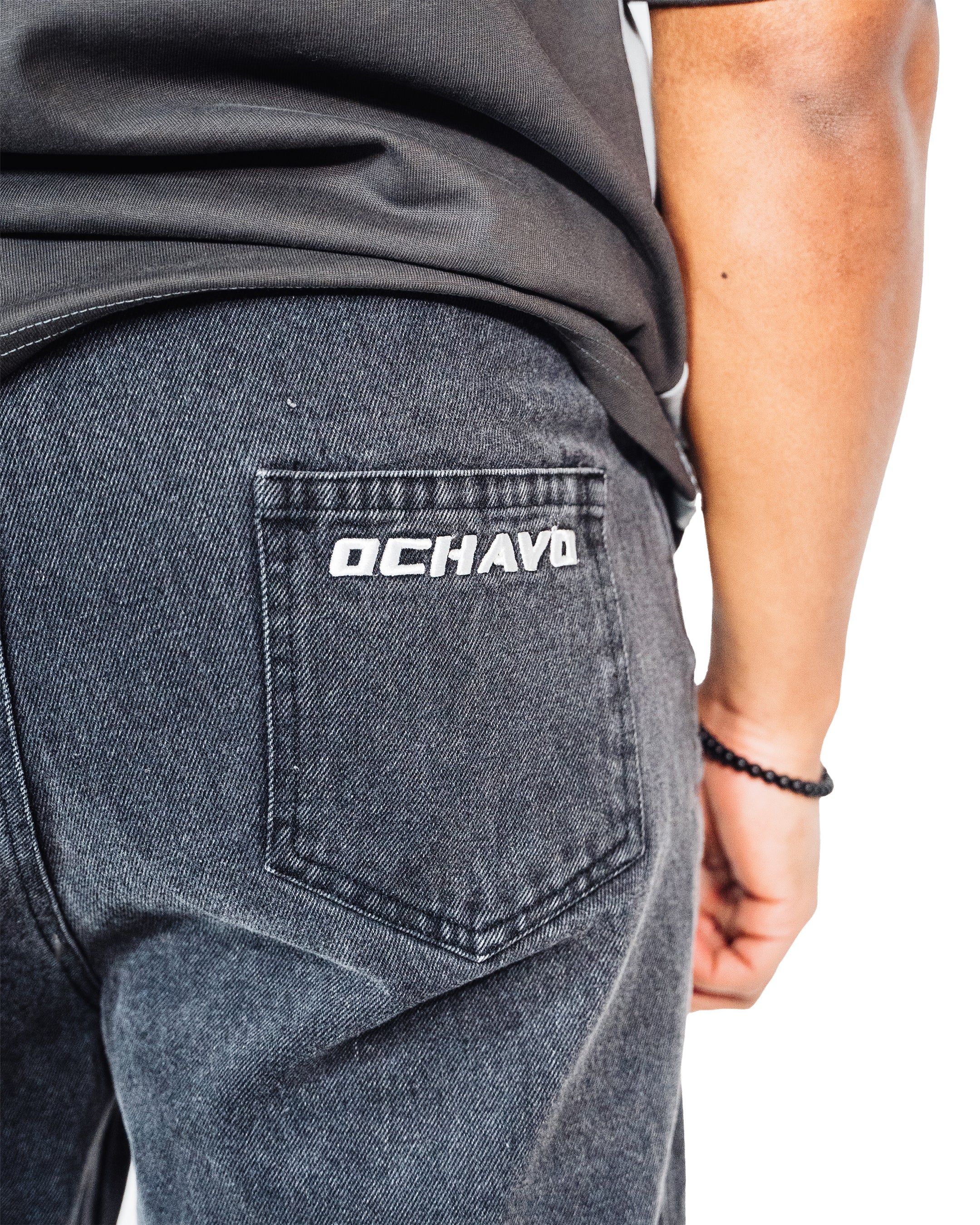OCHAVO BLACK DENIM REFLECTIV