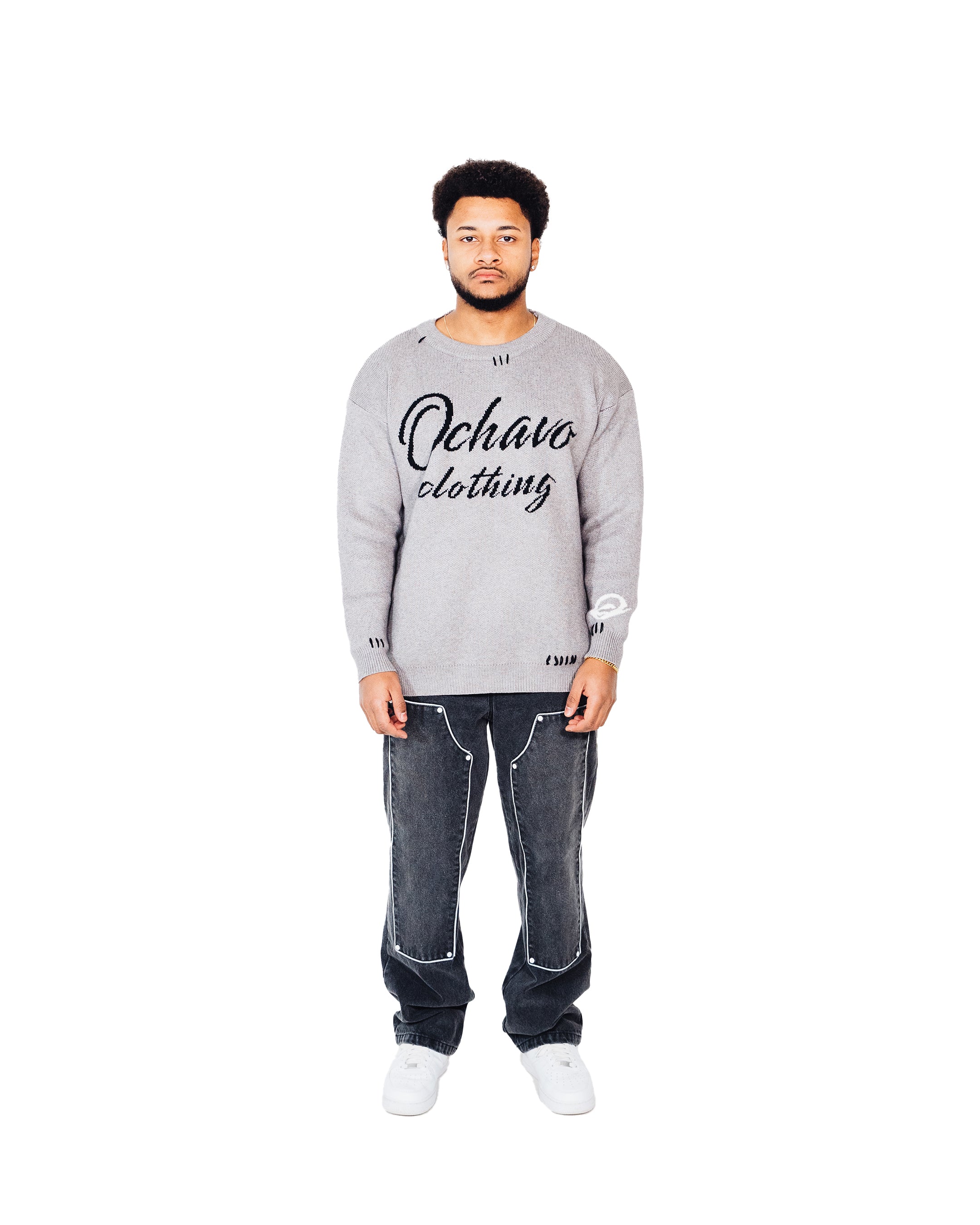 OCHAVO LOGO KNIT SWEATER