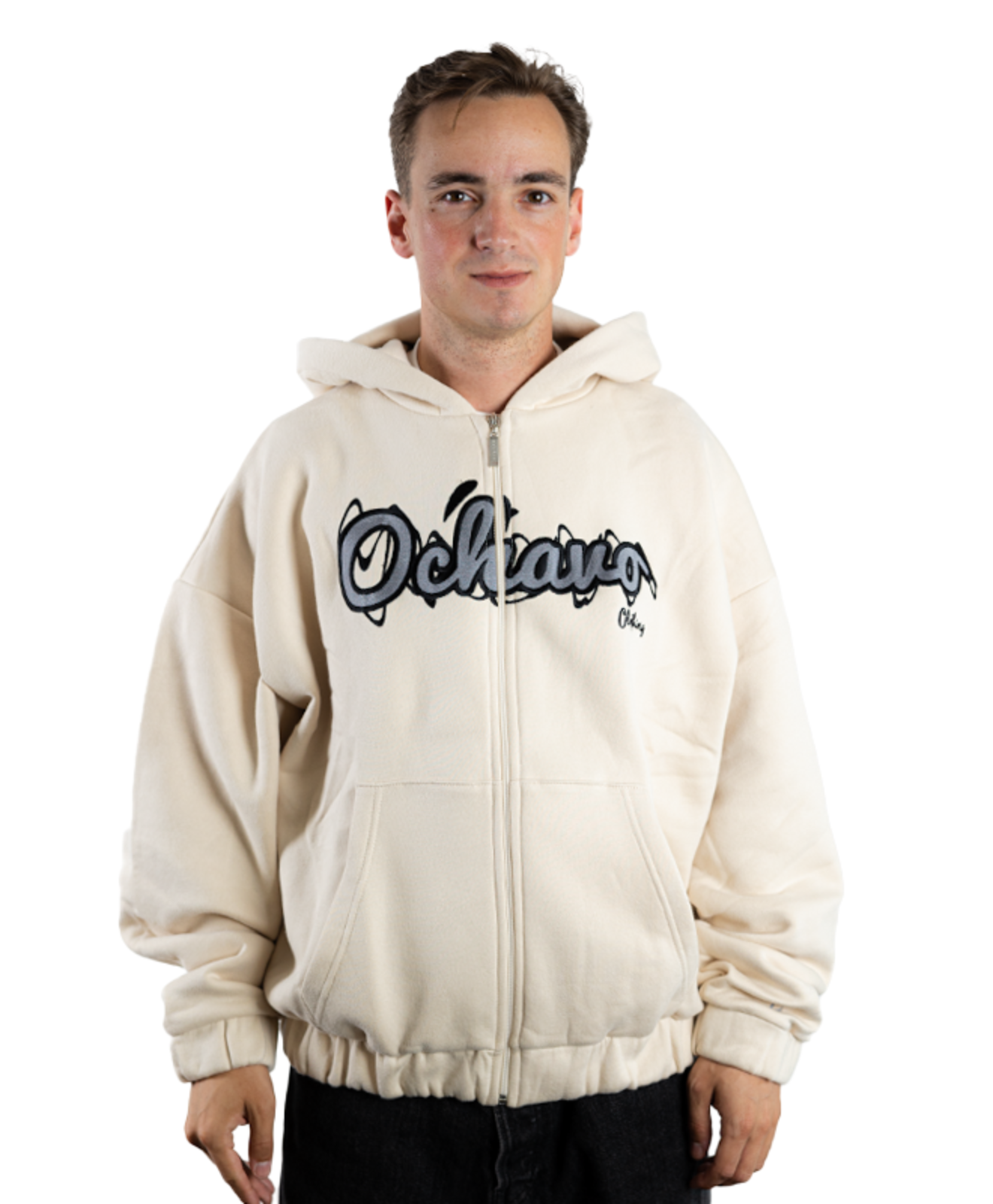 Logo Zip Hoodie