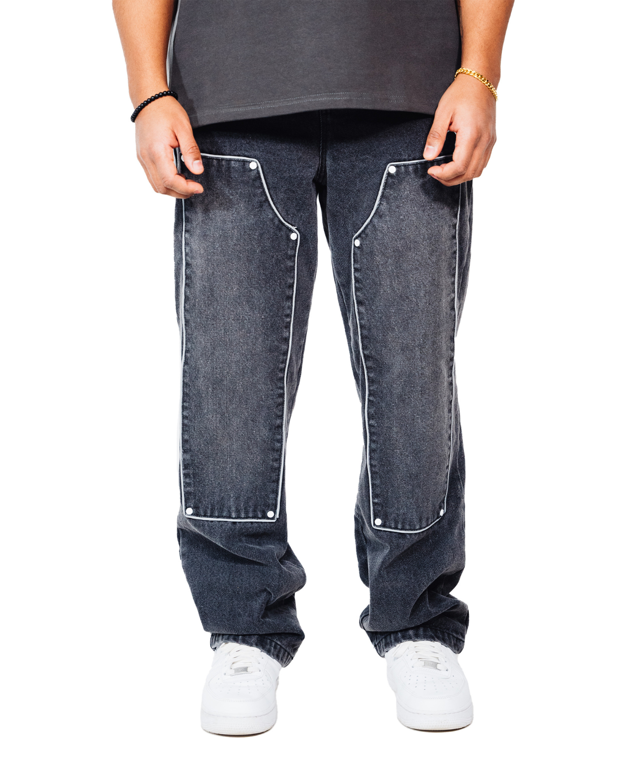 OCHAVO BLACK DENIM REFLECTIV